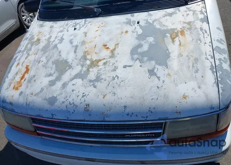 1993 Plymouth Grand Voyager Se from USA, damaged, VIN 1P4GH44R6PX719385